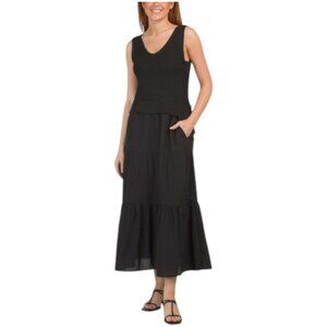 CYNTHIA ROWLEY Twofer Maxi Dress